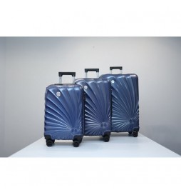 VALISE DANIEL HECHTER 70 CM NAVY POLYCARBONATE