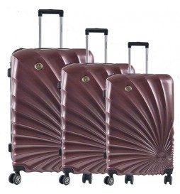 VALISE DANIEL HECHTER 48 CM BURGUNDY POLYCARBONATE