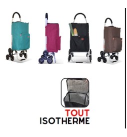 CHARIOT DE MARCHE CADDIE 100% POLYESTER 600D TOUT ISOTHERME