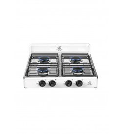 PLAQUE DE CUISSON GAZ 4 BRULEUR EN INOX