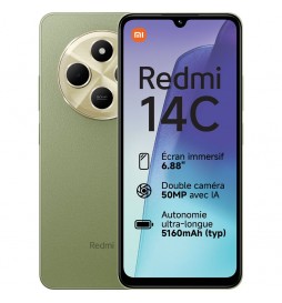 TELEPHONE PORTABLE XIAOMI REDMI 14C 256GO VERT