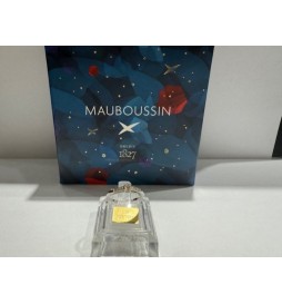BAGUE SOLITAIRE MAUBOUSSIN OR 750/1000 DIAMANT 0.08CTS 1.87GRS T 49
