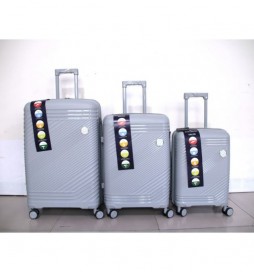 VALISE DANIEL HECHTER 60 CM SILVER POLYPROPYLENE