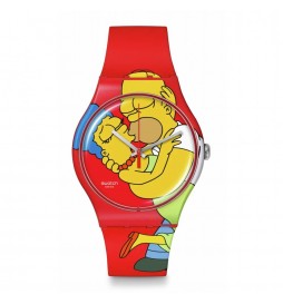 MONTRE SWATCH LES SIMPSONS ROUGE SO29Z120