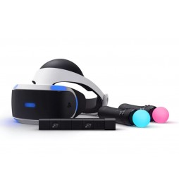 CASQUE SONY VR PS4 MK2 + CAMERA V2 + 2 MANETTES MOOVE 