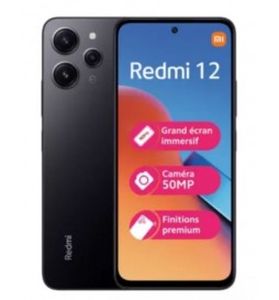 TELEPHONE PORTABLE XIAOMI REDMI 12 128GB NOIR