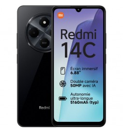 TELEPHONE PORTABLE XIAOMI REDMI 14C 256 GO Noir