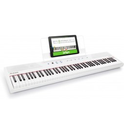 PIANO NUMÉRIQUE ALESIS RECITAL  88 TOUCHES BLANC