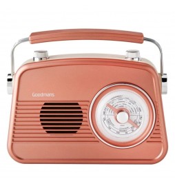 RADIO PORTABLE GOODMANS 428195 ROSE GOLD CREAM/NEW