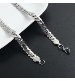 CHAINE ACIER MAILLE CHEVAL 1/1  0.6MMX60CM 