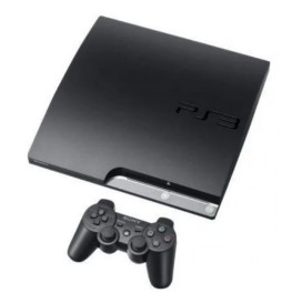 CONSOLE SONY PS3 SLIM 160 GO NOIR AVEC MANETTE FILAIRE 