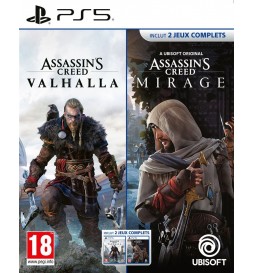 JEU PS5 PACK ASSASSIN CREED VALHALLA ET MIRAGE