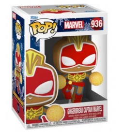 FIGURINE POP CAPTAIN MARVEL PAIN D'ÉPICES 936
