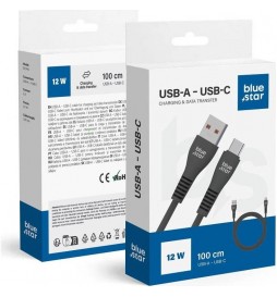 CABLE BLUE STAR KABEL USB A  USB C 2A 12W DC99C 1 M 