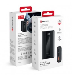 POWER BANK FORCELL F-ENERGY BATTERIE EXTERNE NOIRE 3A 20W 20000 MAH USB-C USB-A