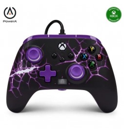 MANETTE XBOX SERIES X & S POWERA ADVANTAGE WIRED CONTROLLER PURPLE CAMO