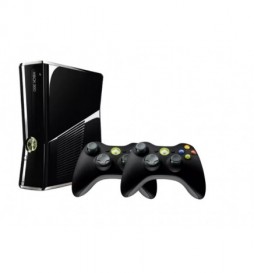 CONSOLE MICROSOFT XBOX 360 SLIM 250GO + 2 MANETTES