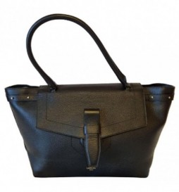 SAC A MAIN LANCEL NEO CHARLIE NOIR GRAND MODÈLE 