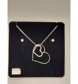 COFFRET ARGENT 925 COEUR