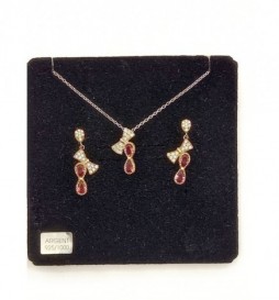 COFFRET ARGENT 925 LUNETTES ROSE