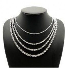 CHAINE ACIER MAILLE SERPENT 2MMX50CM