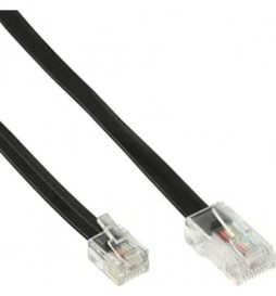 CABLE TELEPHONIQUE 2M NOIR 