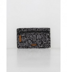 POCHETTE CABAIA NOIR ET BLANC XL