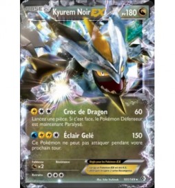 CARTE POKEMON KYUREM NOIR EX 101/149