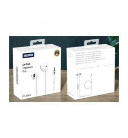 ECOUTEURS JACK 3.5 JELLICO EARPODS X11 AVEC MICRO BLANC