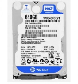 DISQUE DUR 2.5 POUCES WESTERN DIGITAL 640GB