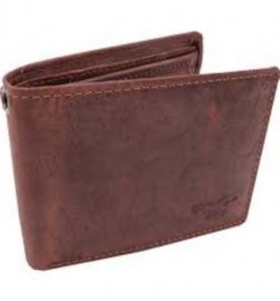 PORTEFEUILLE  CUIR  RFID  KAKI