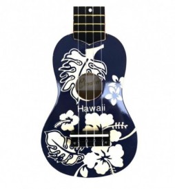 UKULELE CHEVALLIER BLEU HAWAII UK04