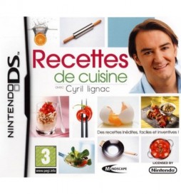 JEU DS RECETTES DE CUISINE AVEC CYRIL LIGNAC