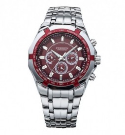 MONTRE CURREN 8084 GRIS FOND MARRON