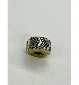 PERLE PANDORA CLIPS MÉTAL DORE