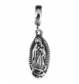 PENDENTIF VIERGE ACIER 1X1CM