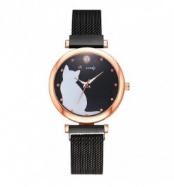 MONTRE RINNANDY CHAT NOIR