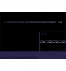 BRACELET IDENTITE ARGENT 925 18CM 7.16G