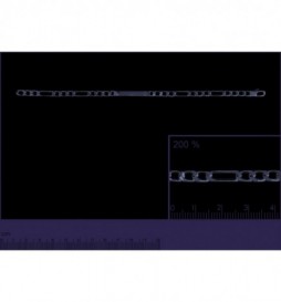 BRACELET IDENTITE ARGENT 925 18CM 