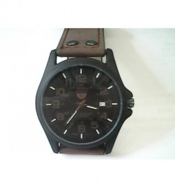 MONTRE SOKI MARRON CADRAN NOIR