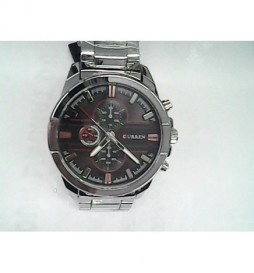 MONTRE CURREN 8274 ACIER SILVER CADRAN ROUGE