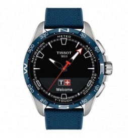 MONTRE CONNECTEE TISSOT 1853 TOUCH CONNECT BRACLET BLEU
