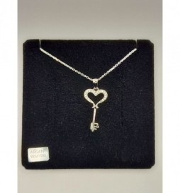  COFFRET ARGENT 925 RHODIE CLE AVEC OXYDES