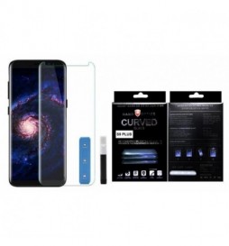 VERRE TREMPE MAGIC UV INCURVE S10 PLUS NOIR