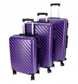 VALISE POLYCARBONATE 75 CM  PURPLE VIOLET