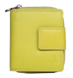 AKIRO PORTEFEUILLE CUIR VERT  2215IGNA