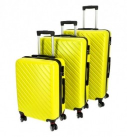 VALISE POLYCARBONATE 75 CM  YELLOW JAUNE