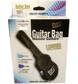 HOUSSE NON MATELASSEE GUITARE FOLK   HAWG41P