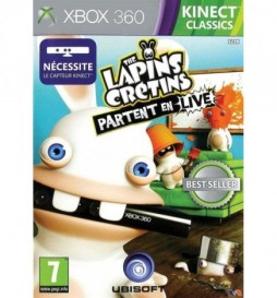 JEU XBOX 360 THE LAPIN CRETINS PARTENT EN LIVE