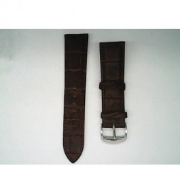 BRACELET DE MONTRE 22MM NO NAME CUIR MARRON 